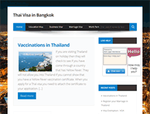 Tablet Screenshot of bangkok-visa.com